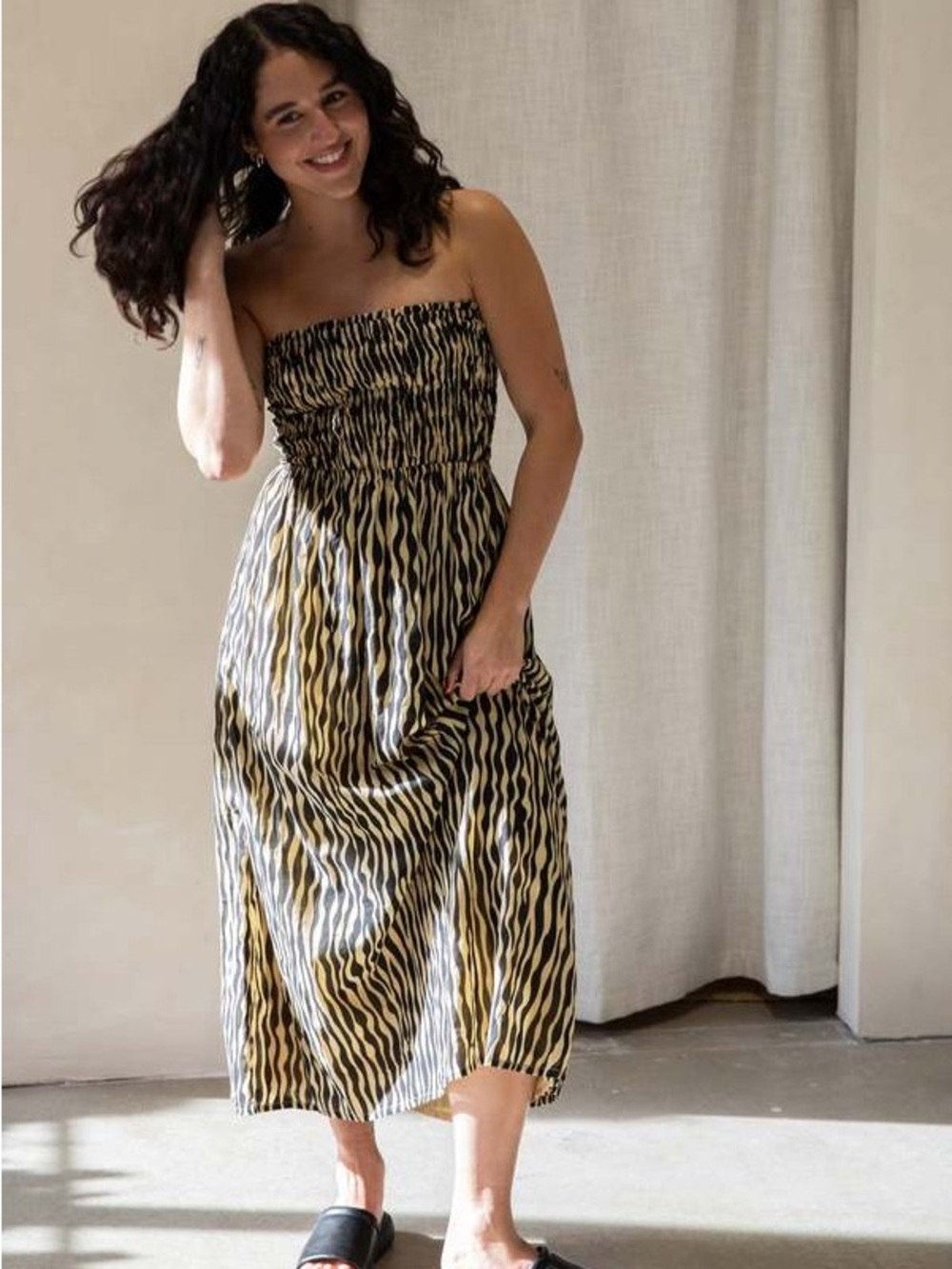 Faithful the Brand Abbas Midi Dress